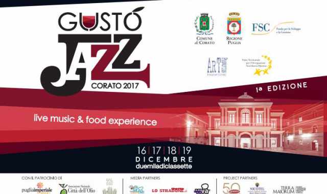 Corato, Gusto Jazz: nel centro storico musica, degustazioni e visite guidate
